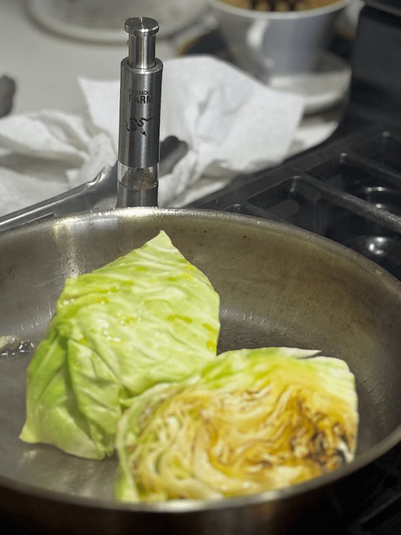 Firecracker Farm Charred Cabbage Recipe by Dave Sands