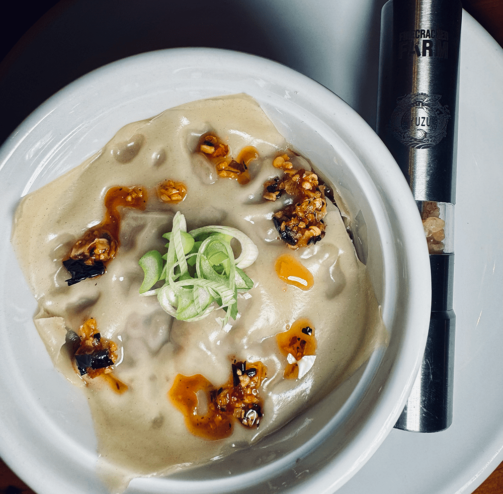 Steamed Dumpling Bowl with Yuzu Hot Salt